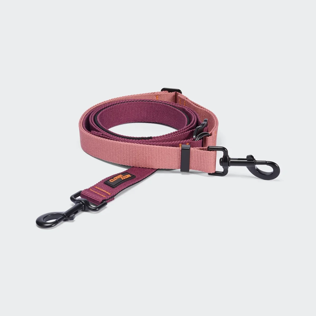 L-1 Freihandleine AKTIV Aubergine/Soft Rose – Bild 2