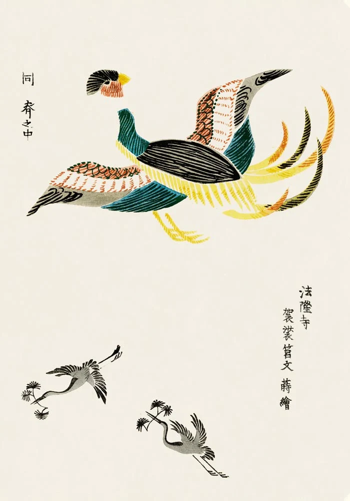 Japanese Cranes by Taguchi Tomoki Nr 2 – Fine Art Poster | UV-beständig | Atelierdruck Berlin – Bild 4