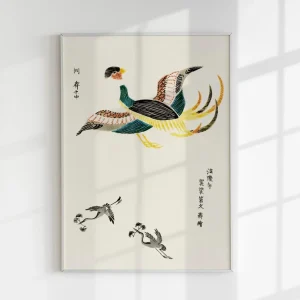 Japanese Cranes by Taguchi Tomoki Nr 2 – Fine Art Poster | UV-beständig | Atelierdruck Berlin