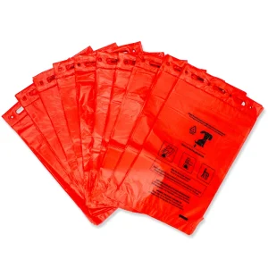 1000 rote Hundekotbeutel zum Aufhängen 21×31,5 cm – Reißfest, geruchsdicht & umweltfreundlich